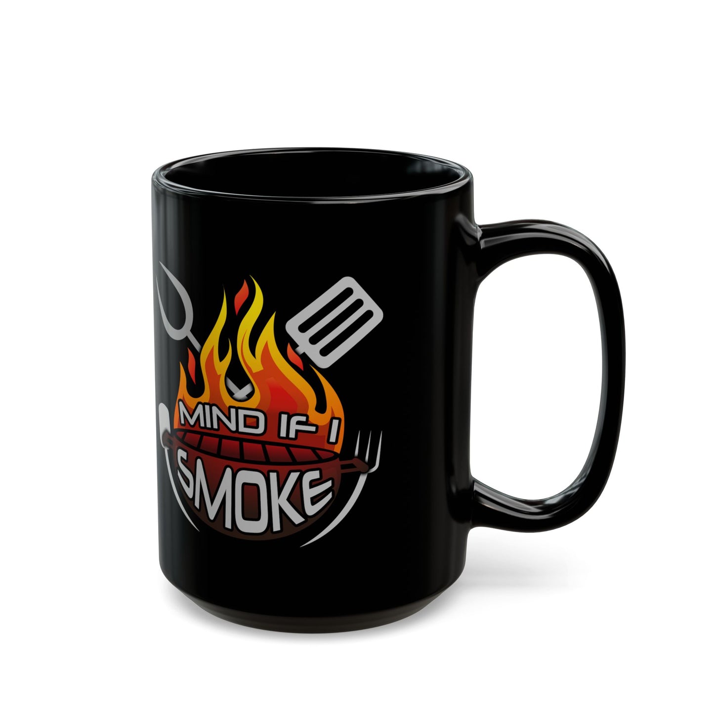 Mind If I Smoke I Funny Bbq Smoking Grilling - Black Mug