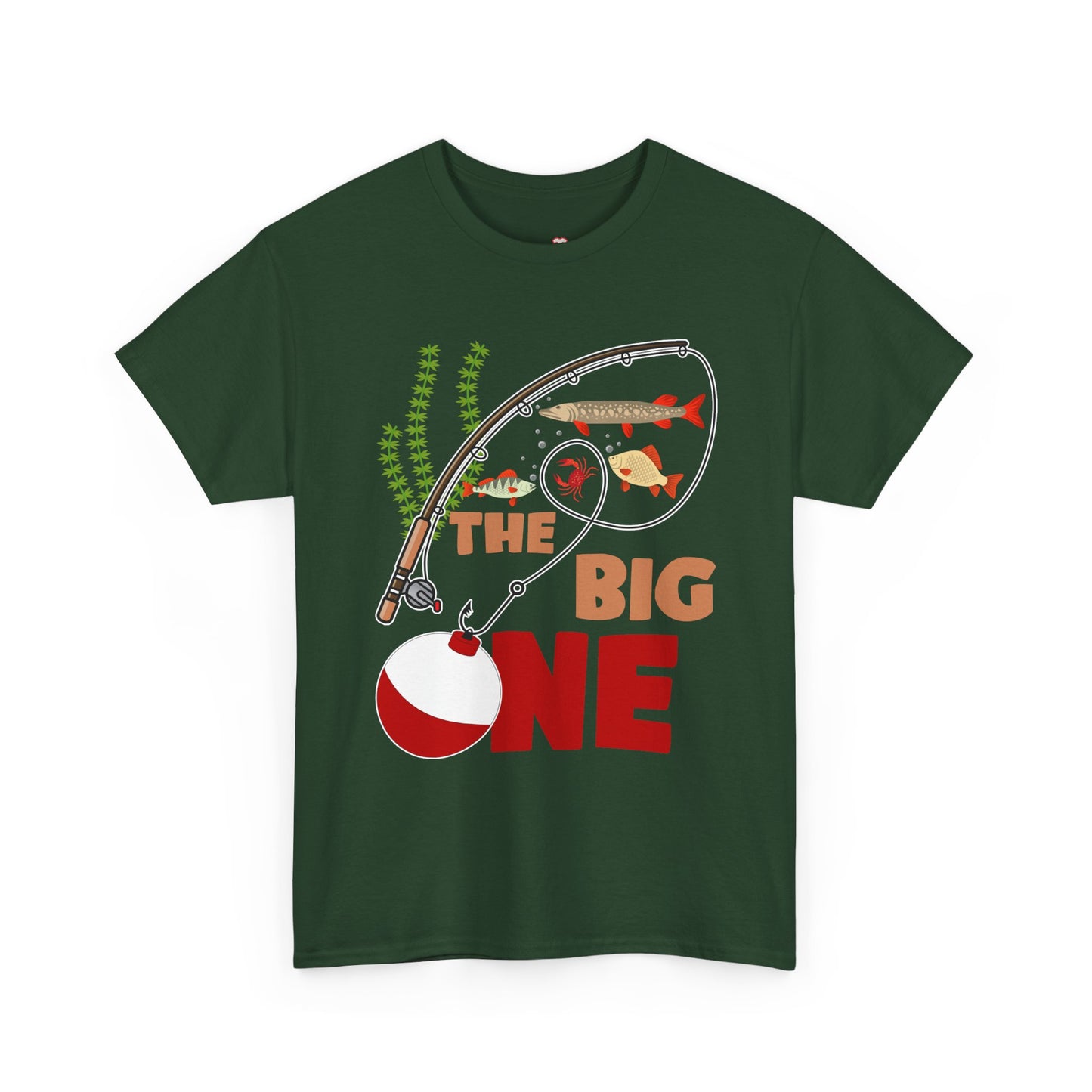 Kids Fishing The Big One Year 1St First Birthday Little Fisherman - Unisex T-Shirt