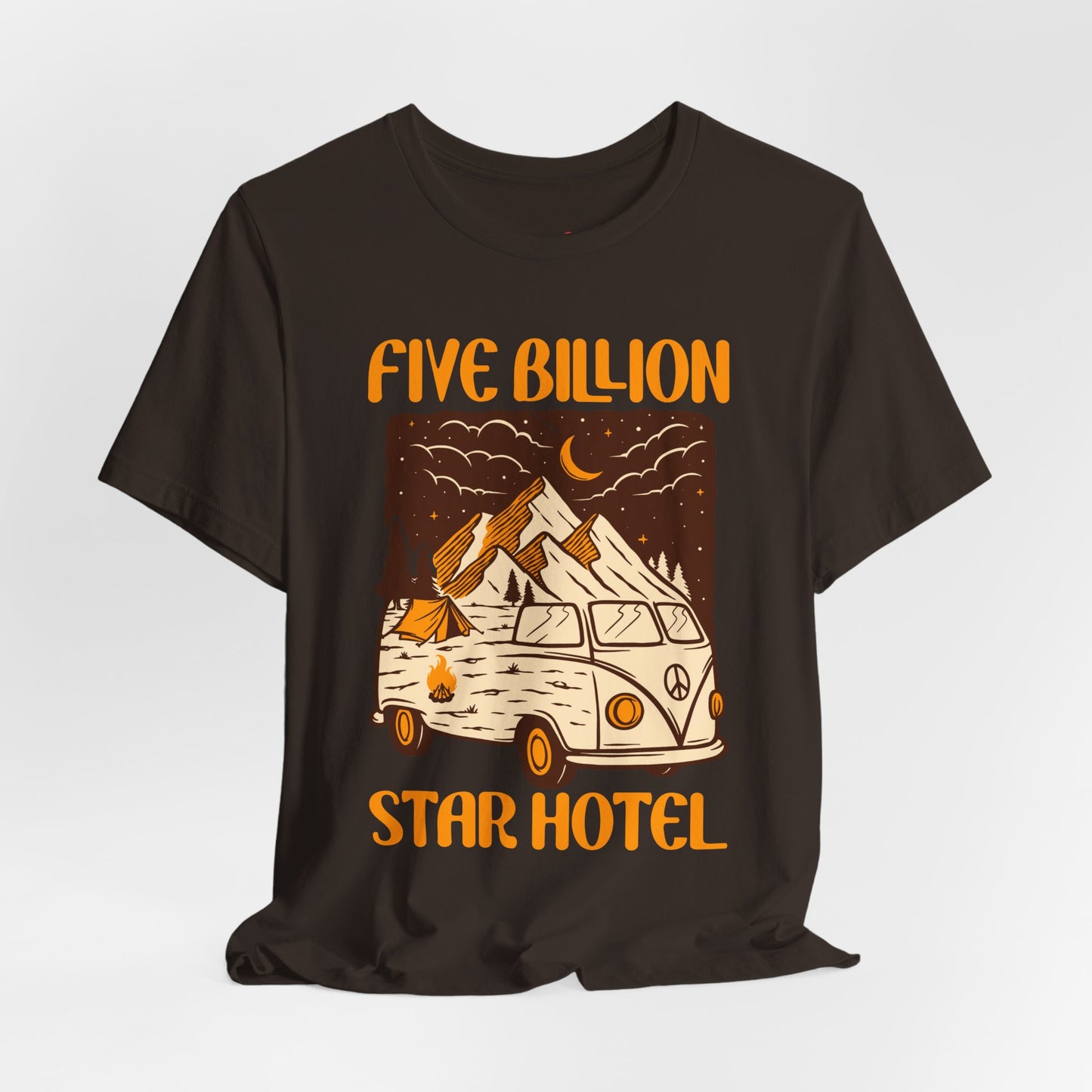 Five Billion Star Hotel Camping T-Shirt