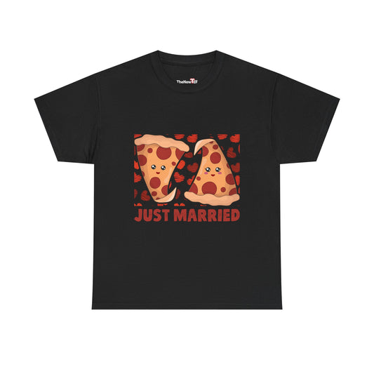 Just Married Pizza Slice - Unisex T-Shirt