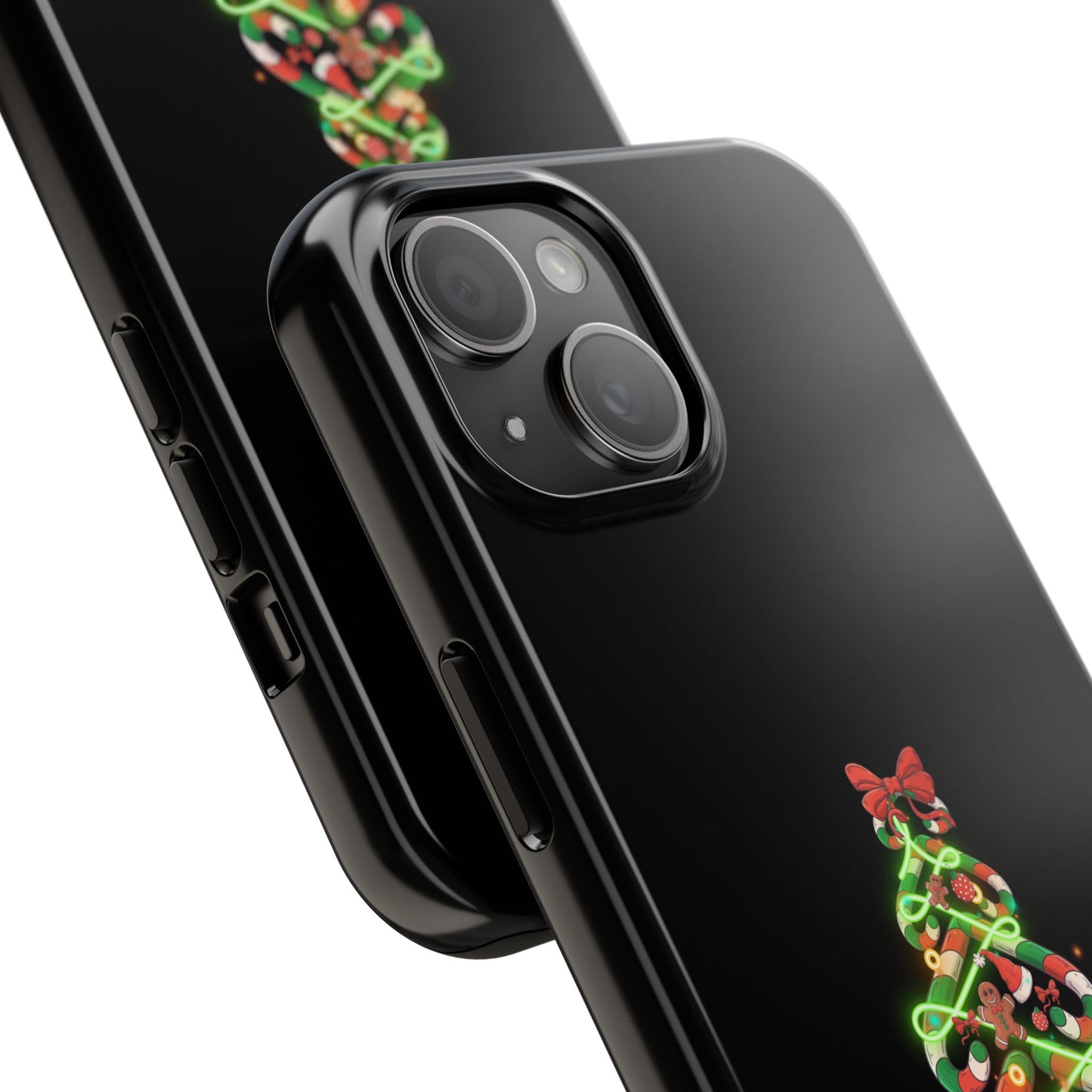 Christmas Candy Cane Xmas Tree Light Gifts - Tough Phone Case