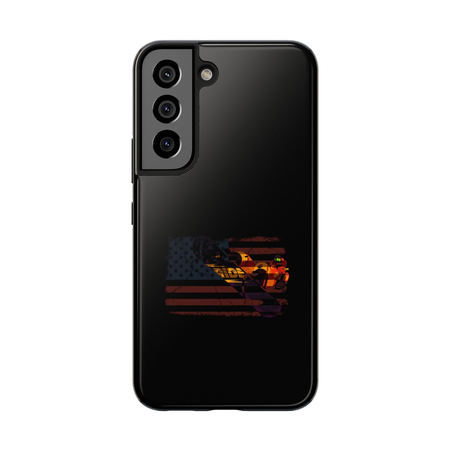 American Flag Camouflage Snowboarding Snowboarder Snowboard Tough Phone Case