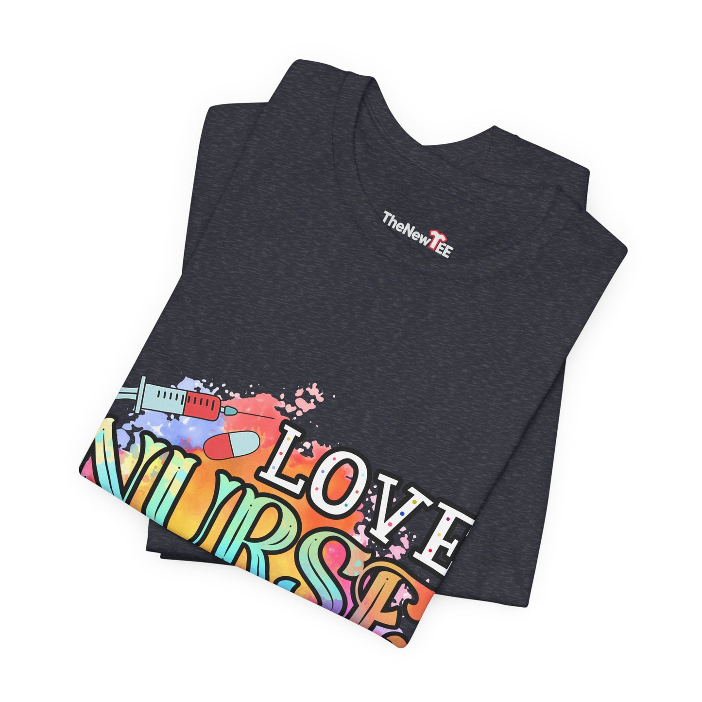 LOVE NURSE LIFE Watercolor Healthcare T-shirt
