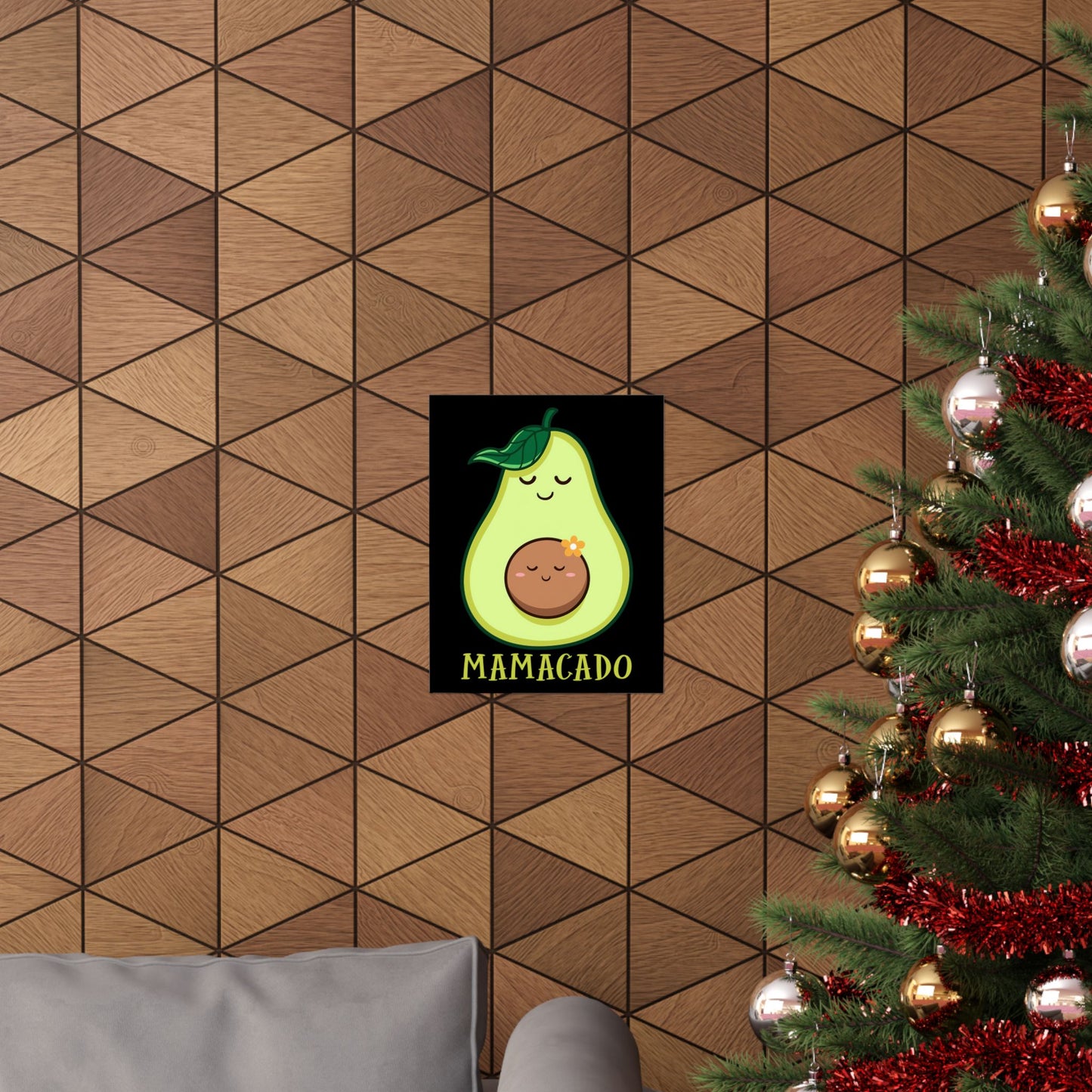 Mamacado Pregnant Avocado Pregnancy Announcement Avocado - Wall Art