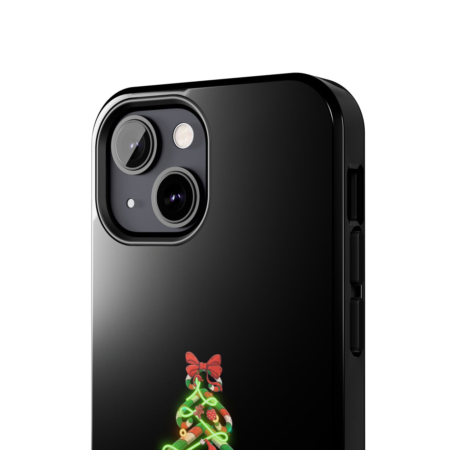 Christmas Candy Cane Xmas Tree Light Gifts - Tough Phone Case