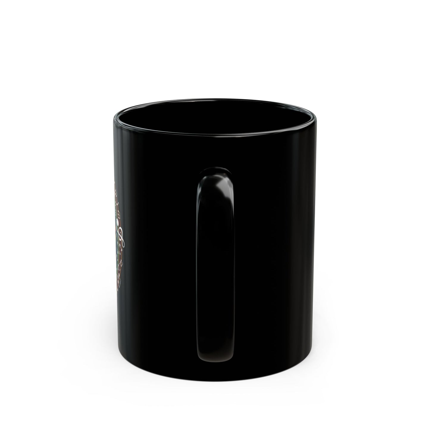 Music Is What Feelings Sound Like - Black Mug
