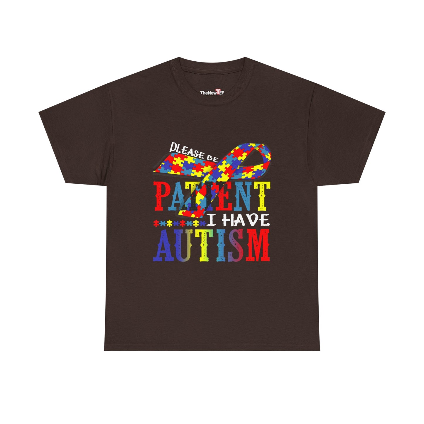 Please Be Patient I Have Autism Puzzle Hand Gift - Unisex T-Shirt