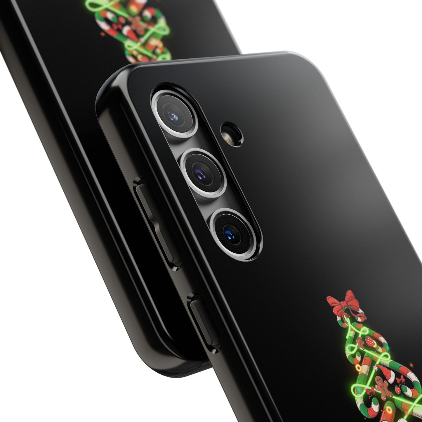 Christmas Candy Cane Xmas Tree Light Gifts - Tough Phone Case