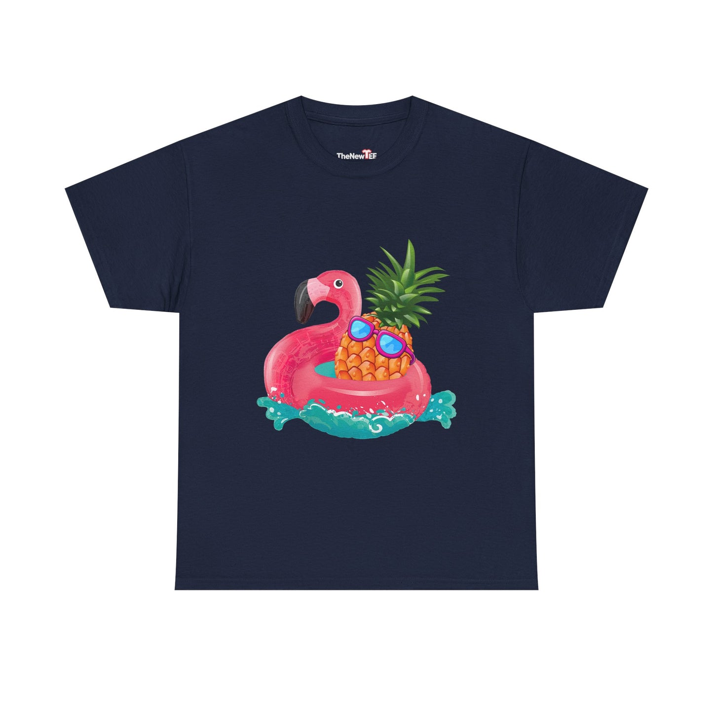 Funny Flamingo Pineapple Pun Lover Gift Pine Mingo - Unisex T-Shirt