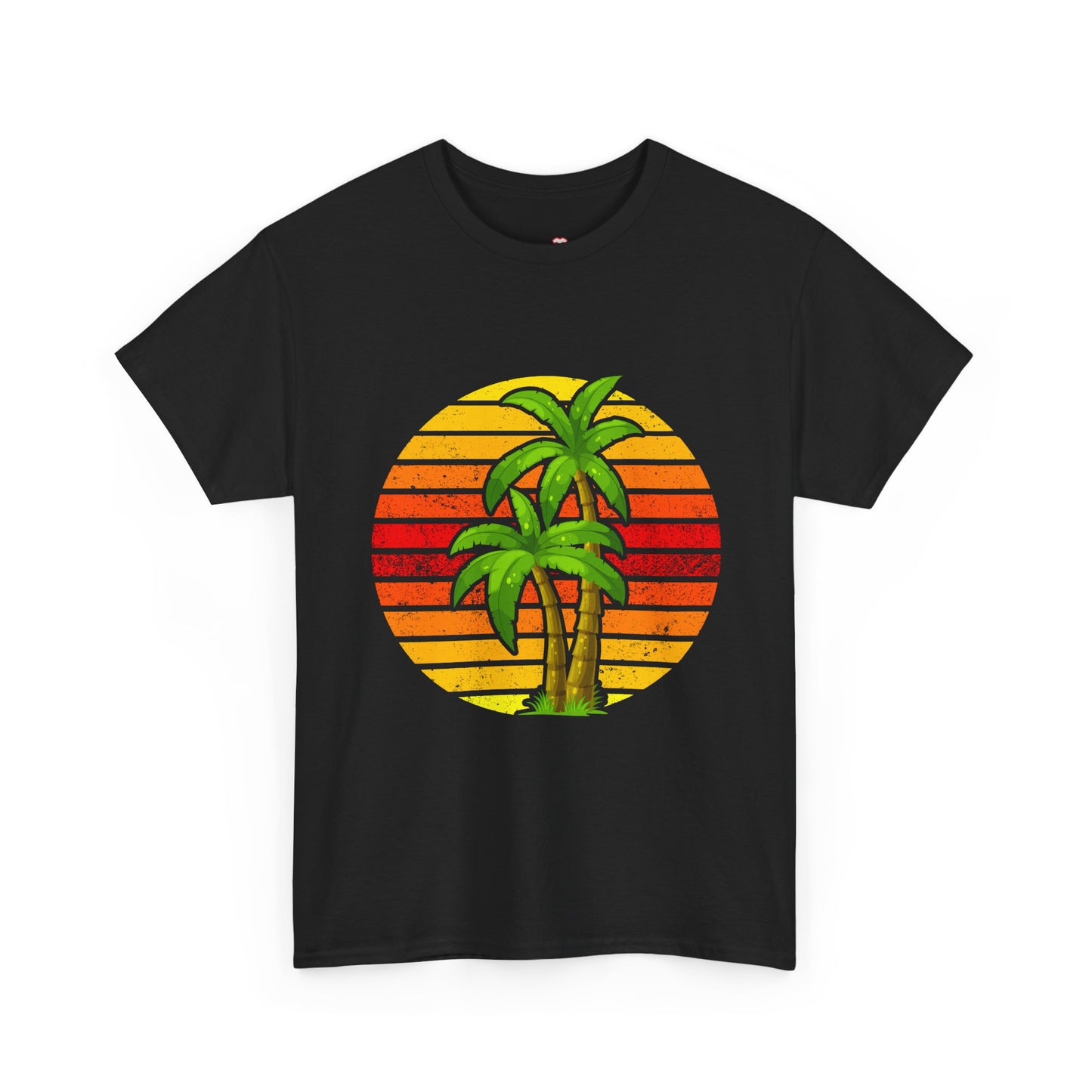 Palm Tree Shirt Tropical Beach Vintage Retro Style 70S 80S - Unisex T-Shirt