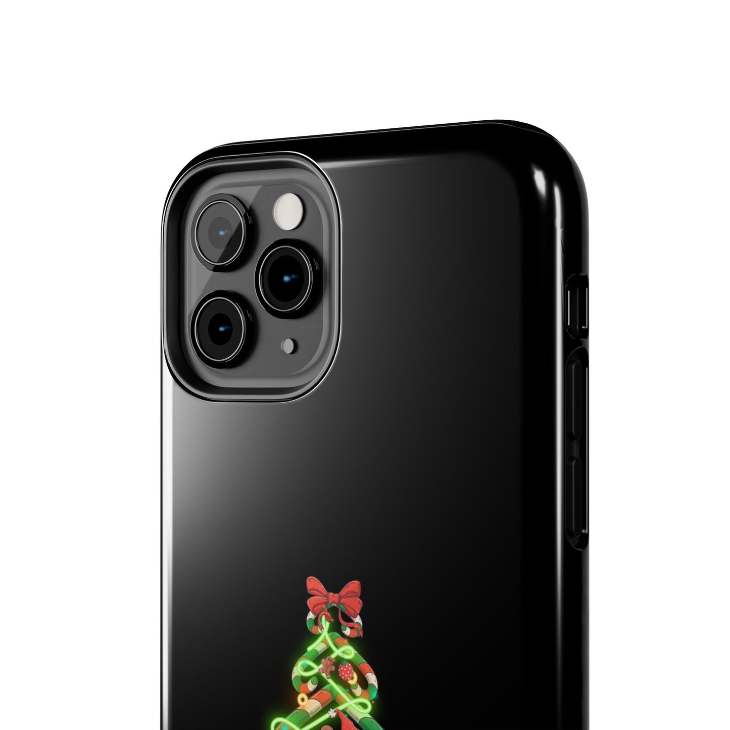 Christmas Candy Cane Xmas Tree Light Gifts - Tough Phone Case
