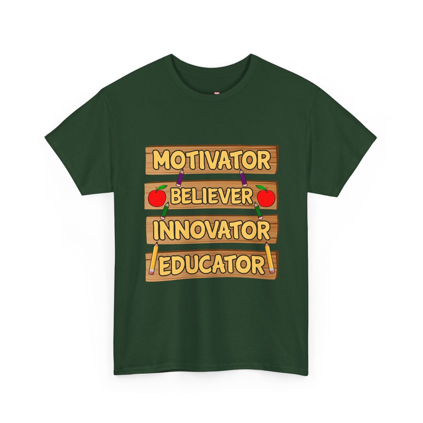Teacher Motivator Believer Innovator Educator - Unisex T-Shirt