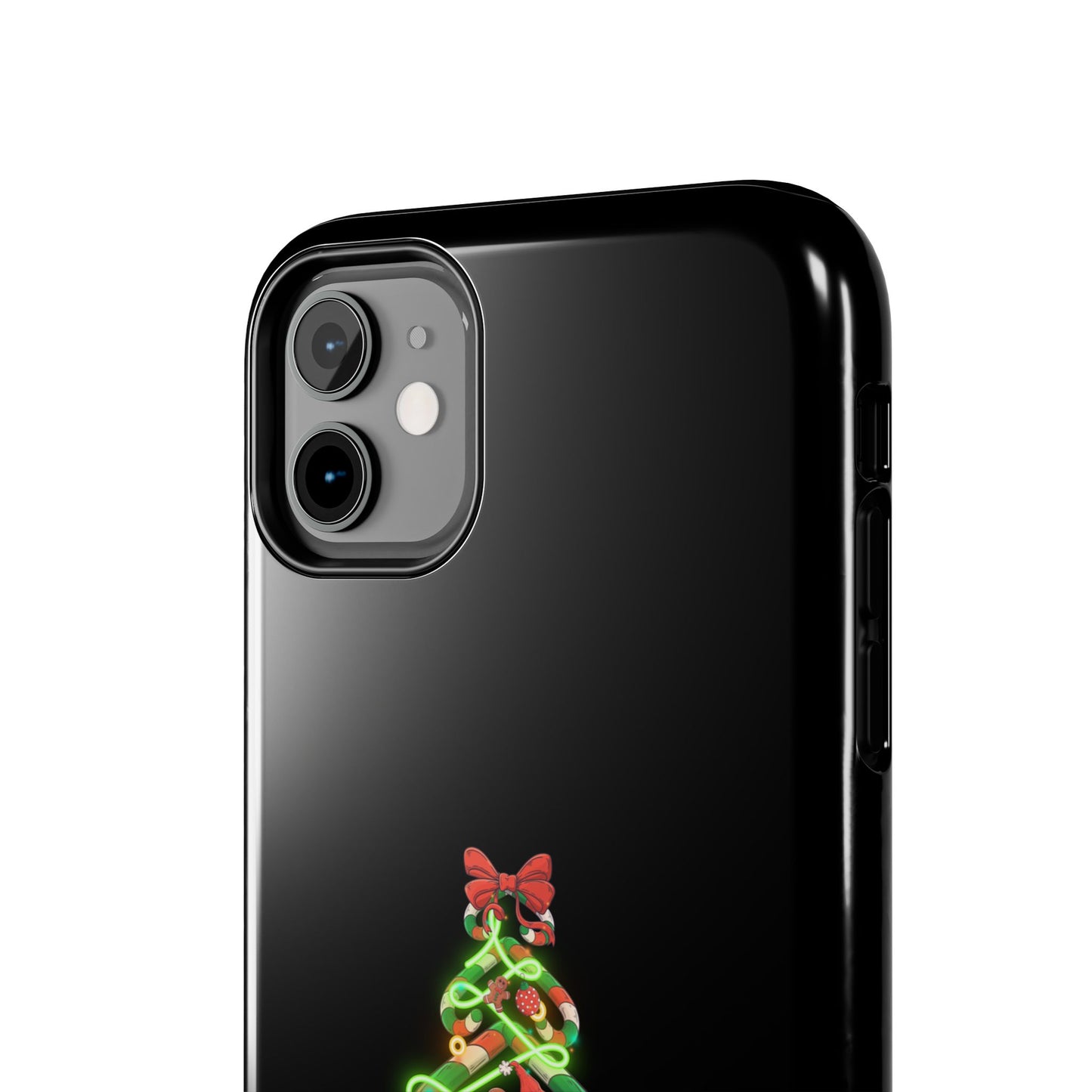 Christmas Candy Cane Xmas Tree Light Gifts - Tough Phone Case