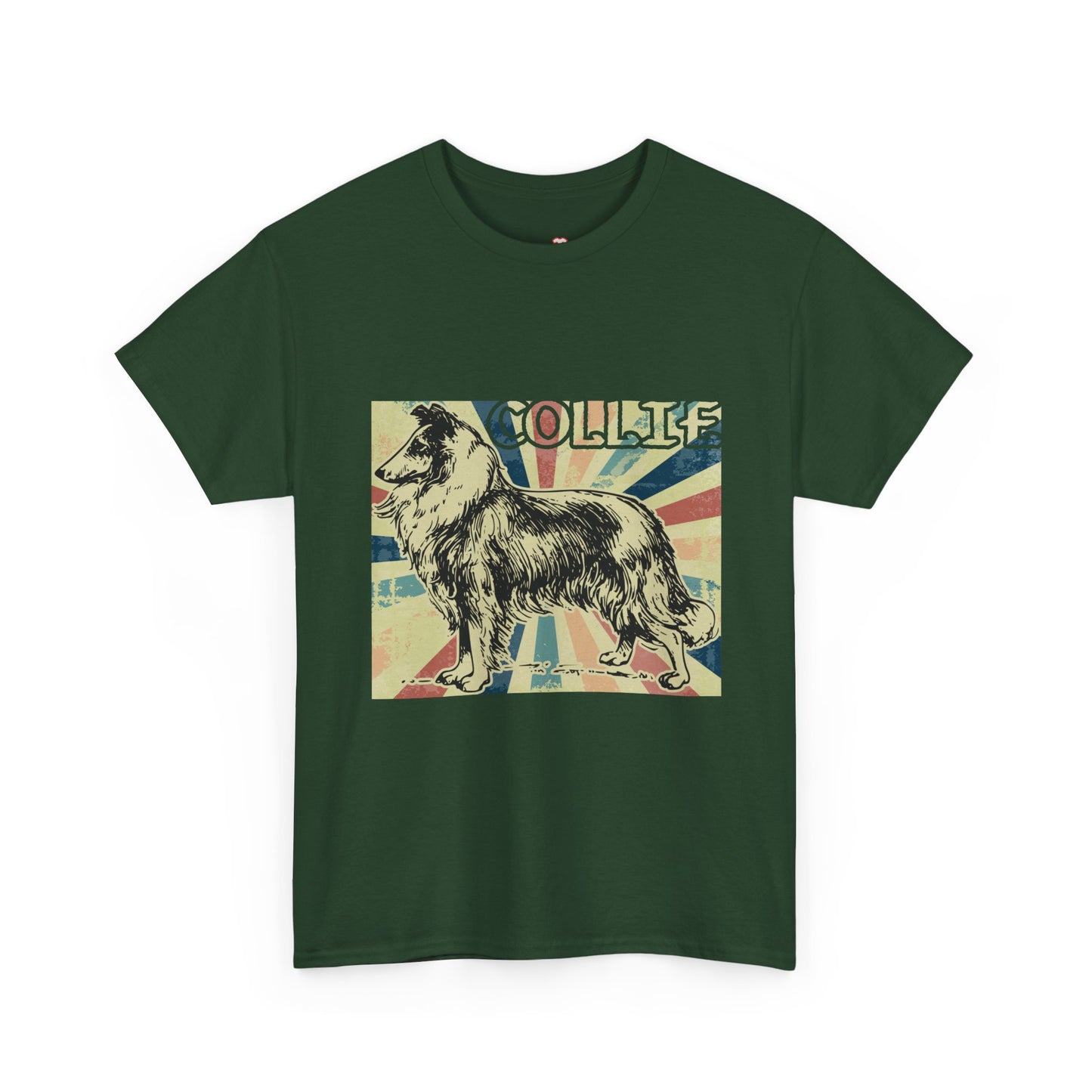 Smooth Collie Vintage Style Dog - Unisex T-Shirt