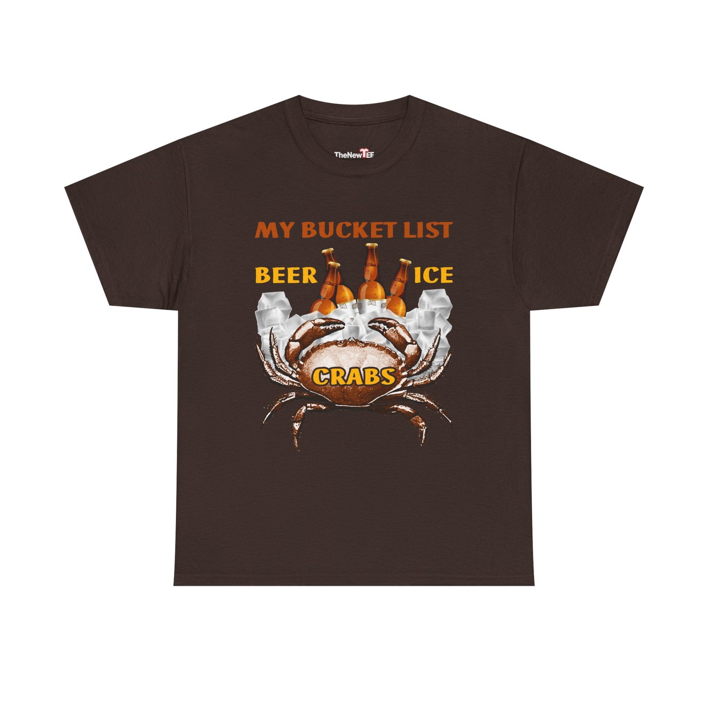 Crab Boil Gift Seafood Bucket List Beer Ice Crabs - Unisex T-Shirt
