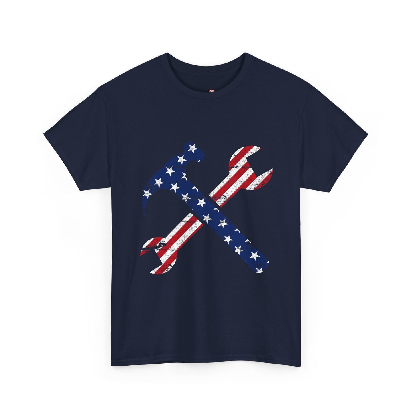 American Flag Ironworker And Tools - Unisex T-Shirt