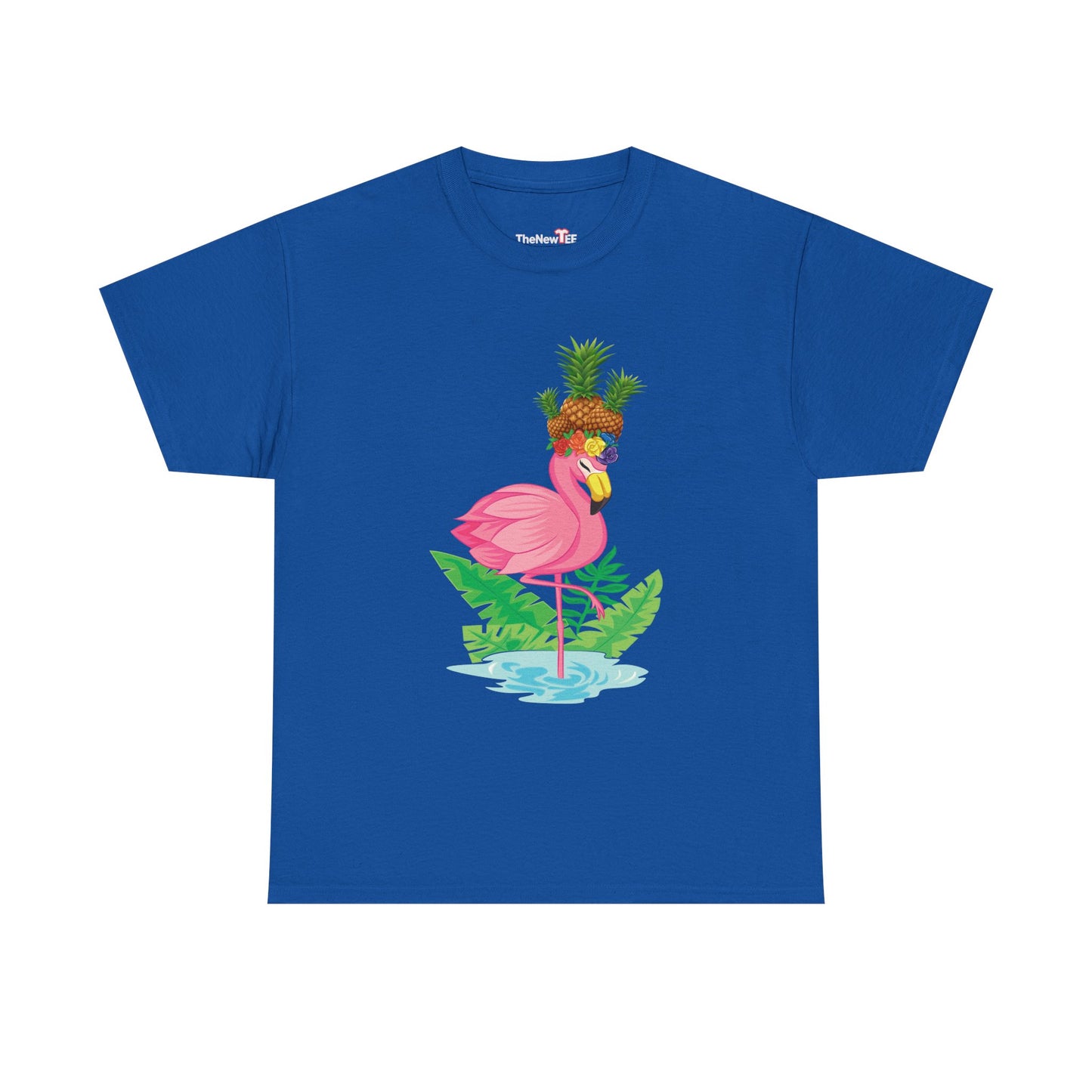 Funny Flamingo Pineapple Pun Lover Gift Pine Mingo - Unisex T-Shirt