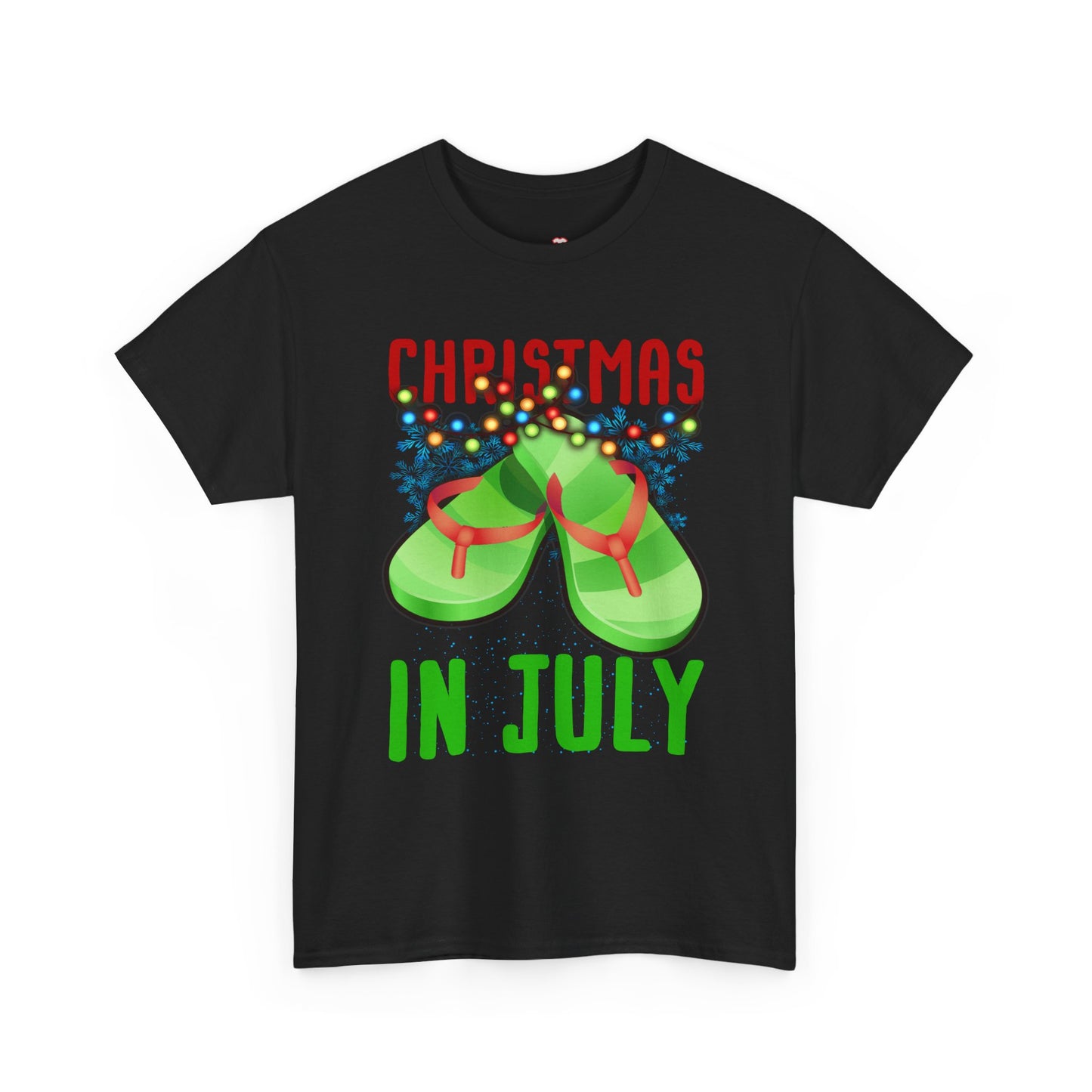 Christmas In July Flip Flops Summer Beach Xmas - Unisex T-Shirt
