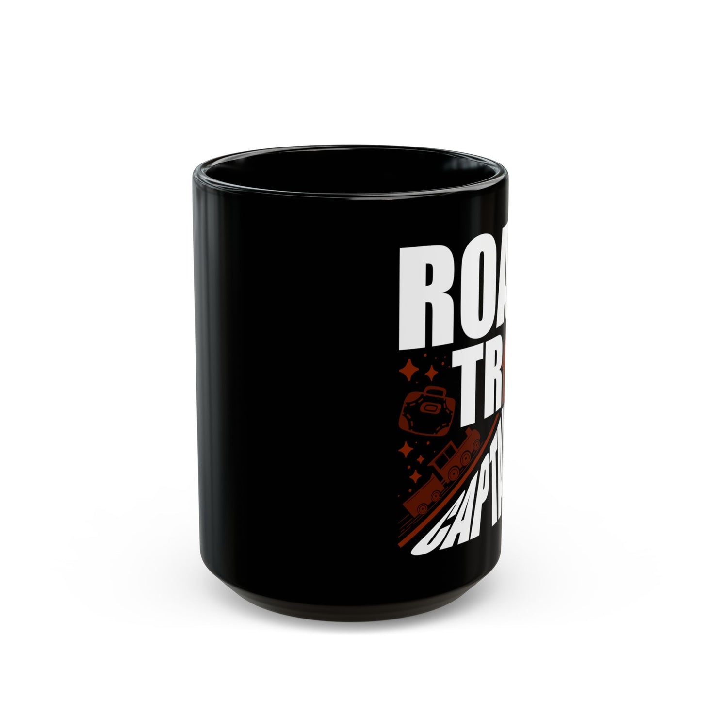 Road Trip Captain Design Outdoor Rv Camping Group Gift - Black Mug