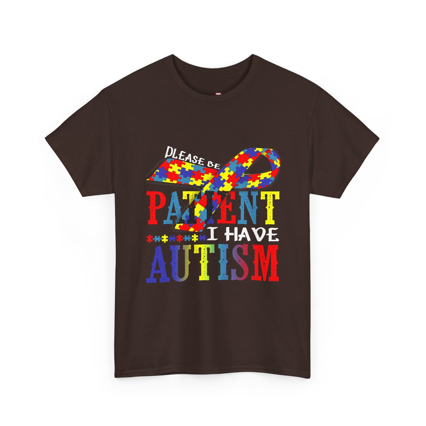 Please Be Patient I Have Autism Puzzle Hand Gift - Unisex T-Shirt