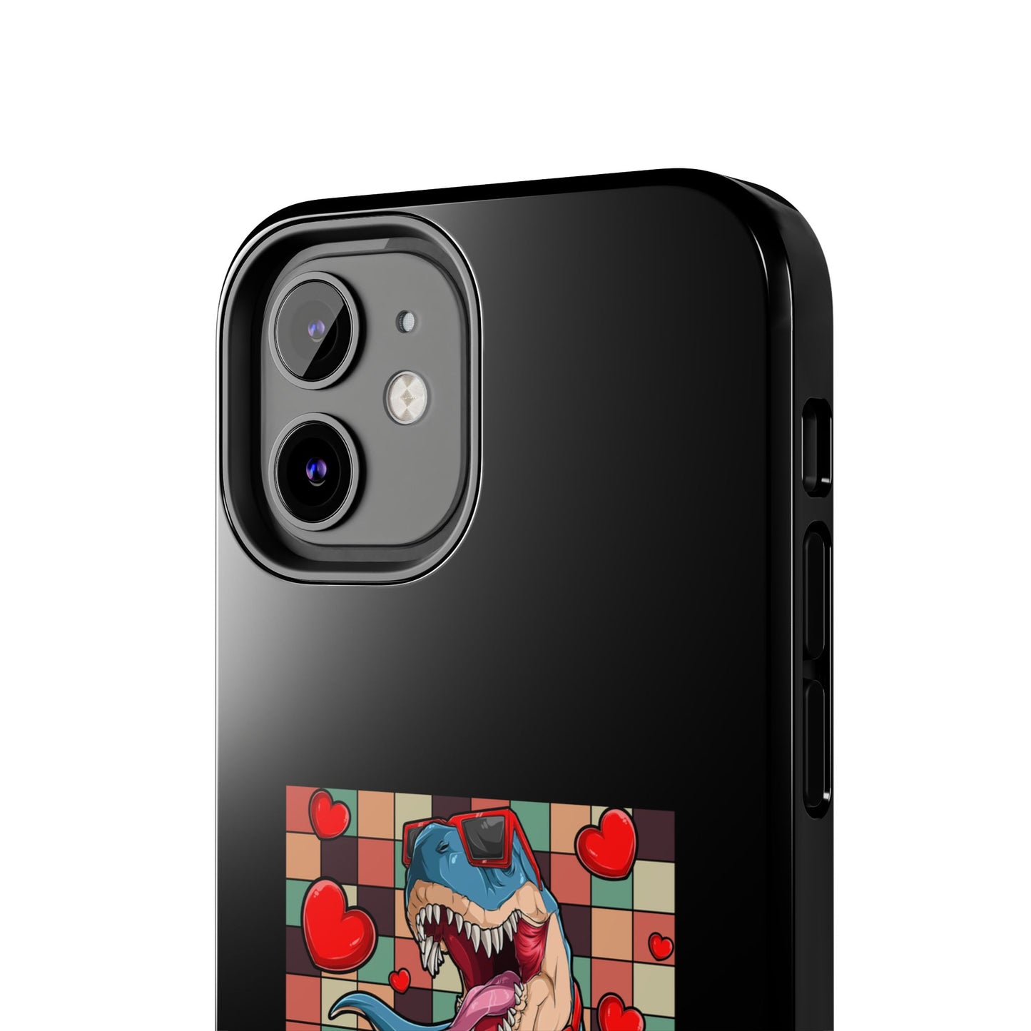 'Lovesaurus' Cute T-Rex Valentine Design - Tough Phone Case