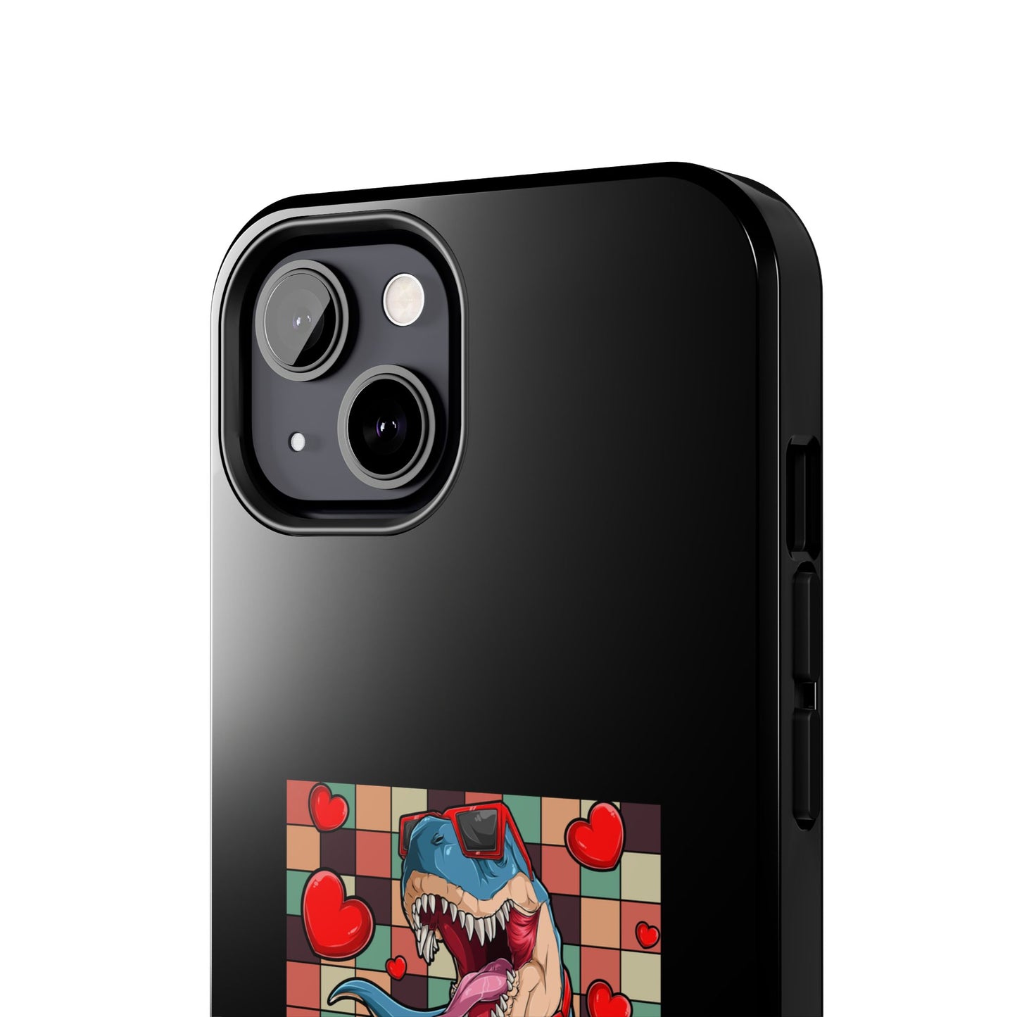 'Lovesaurus' Cute T-Rex Valentine Design - Tough Phone Case