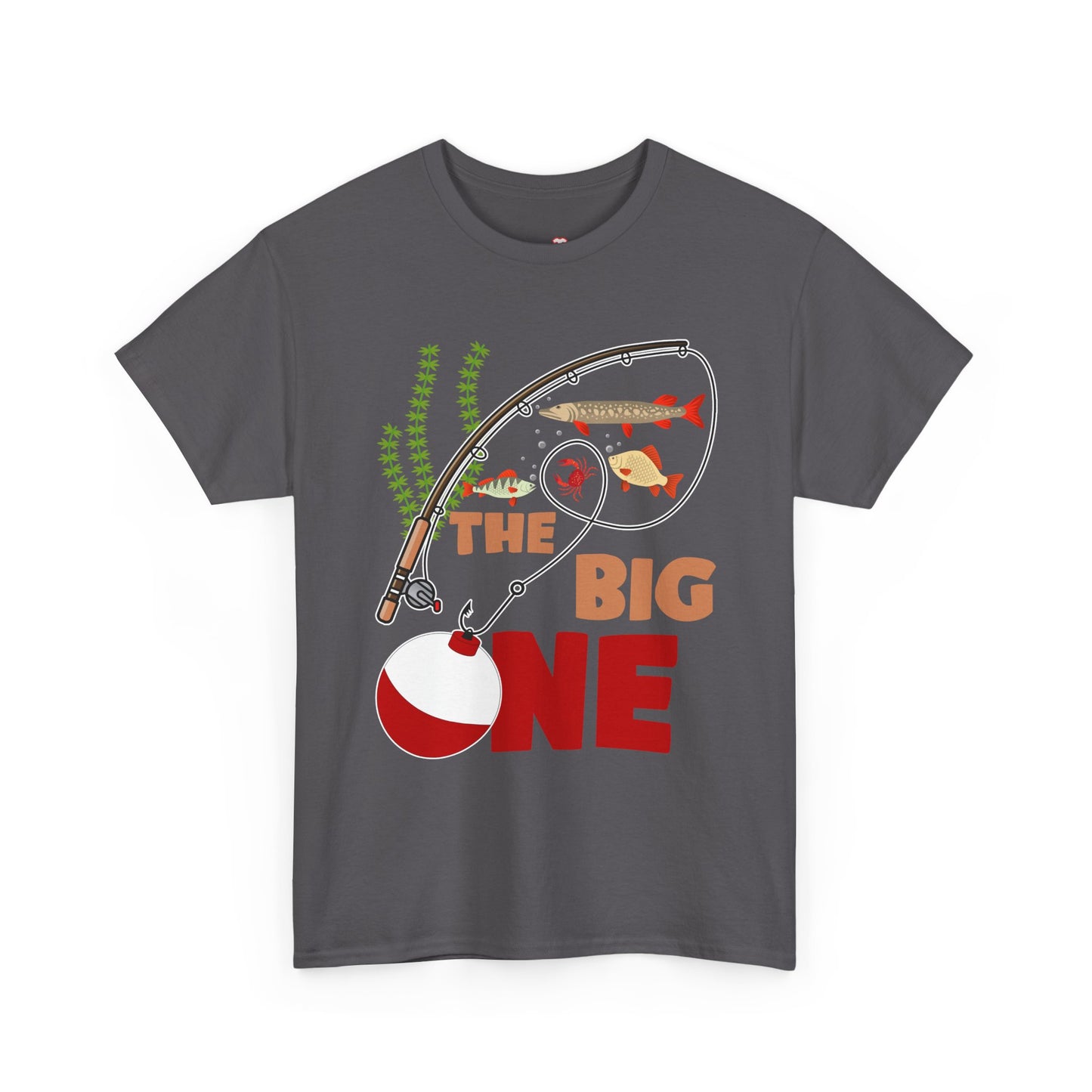 Kids Fishing The Big One Year 1St First Birthday Little Fisherman - Unisex T-Shirt