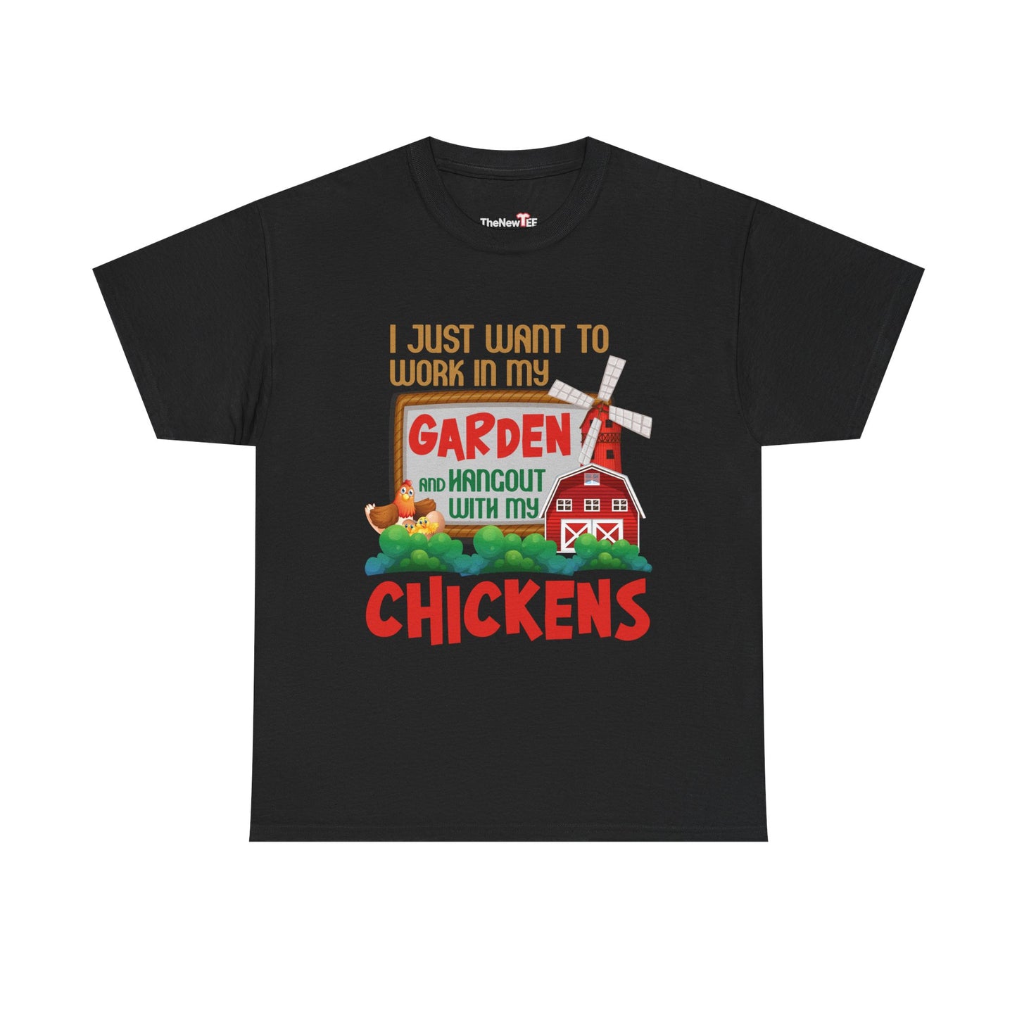 Farm Bird Chicken Funny Gardener Gift Farmer Gardening - Unisex T-Shirt