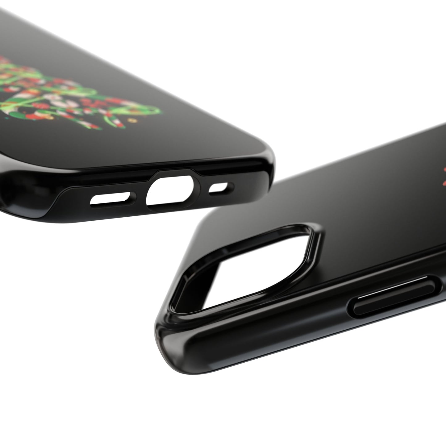 Christmas Candy Cane Xmas Tree Light Gifts - Tough Phone Case