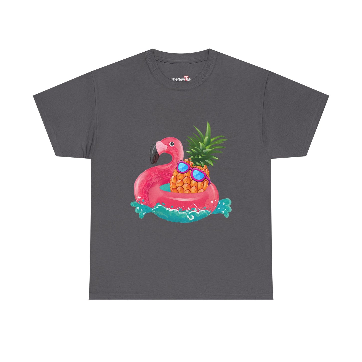 Funny Flamingo Pineapple Pun Lover Gift Pine Mingo - Unisex T-Shirt