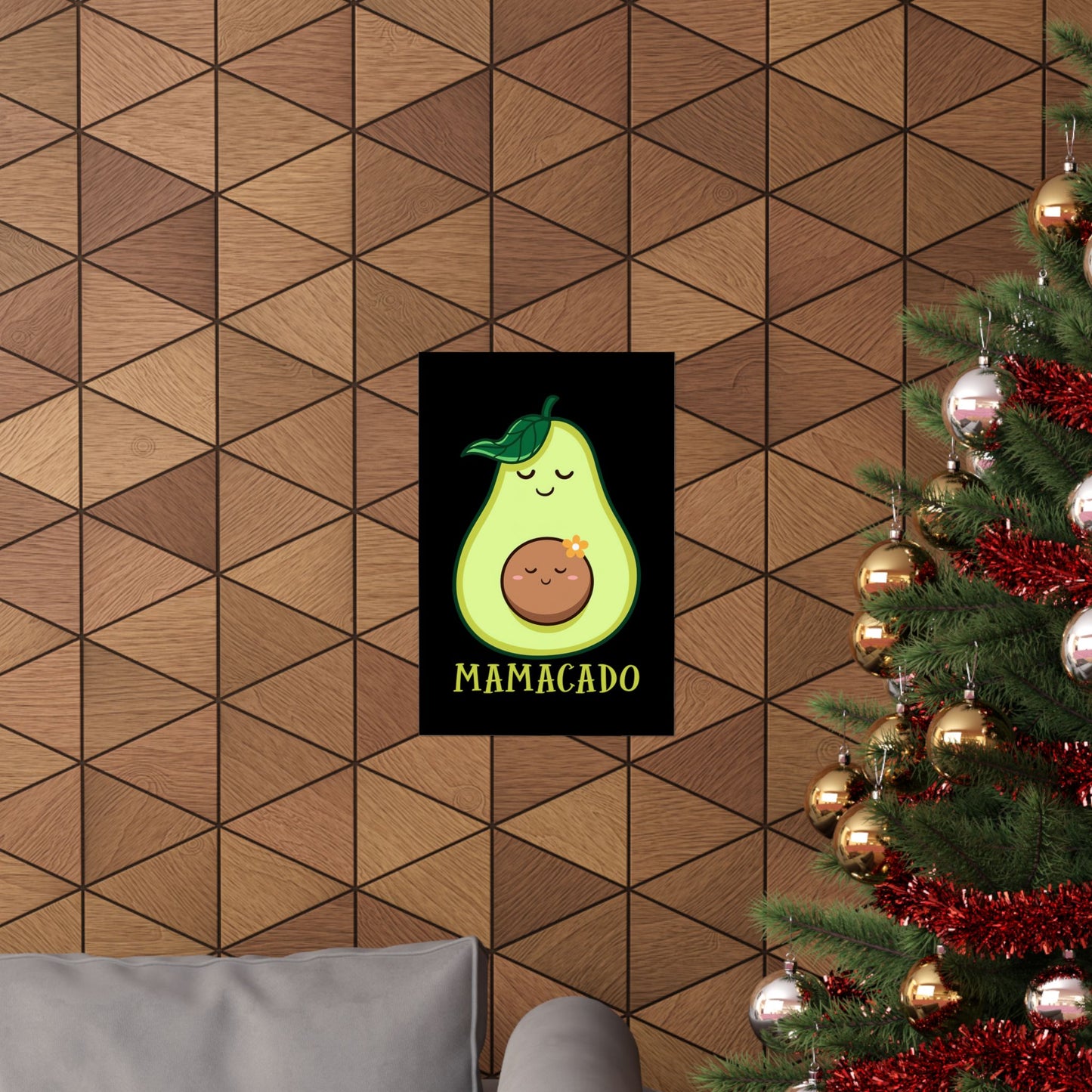 Mamacado Pregnant Avocado Pregnancy Announcement Avocado - Wall Art