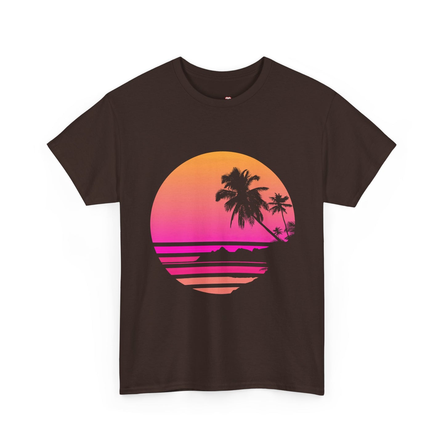 Palm Tree Shirt Tropical Beach Vintage Retro Style 70S 80S - Unisex T-Shirt