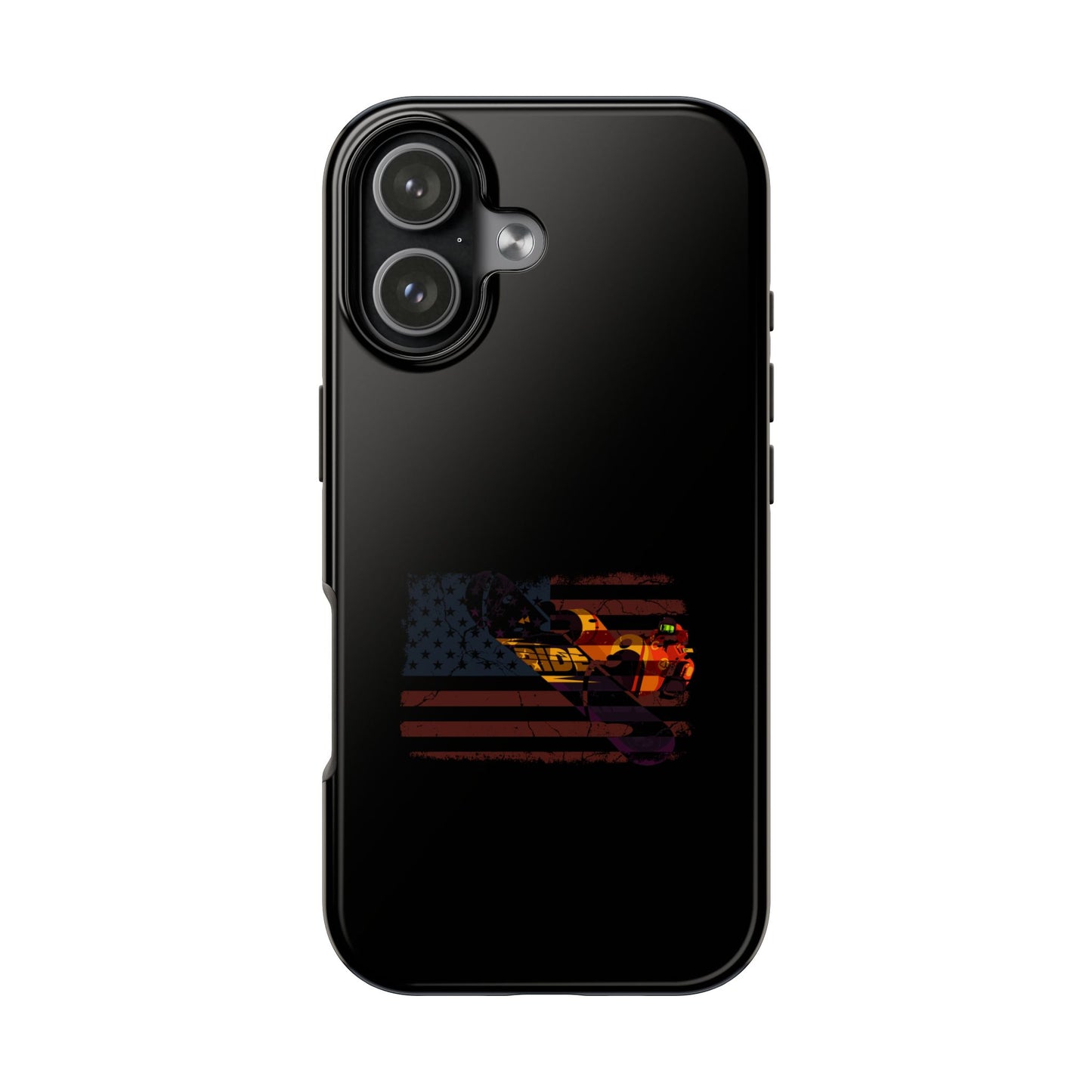 American Flag Camouflage Snowboarding Snowboarder Snowboard Tough Phone Case