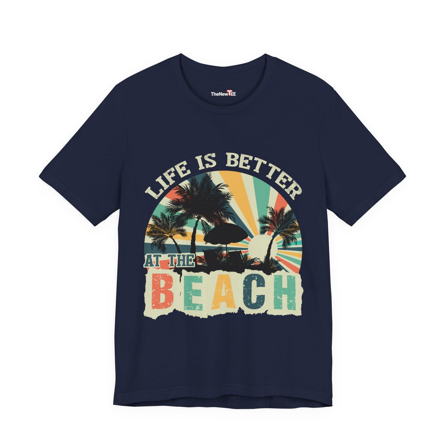 Life Is Better At The Beach Retro Summer T-shirt