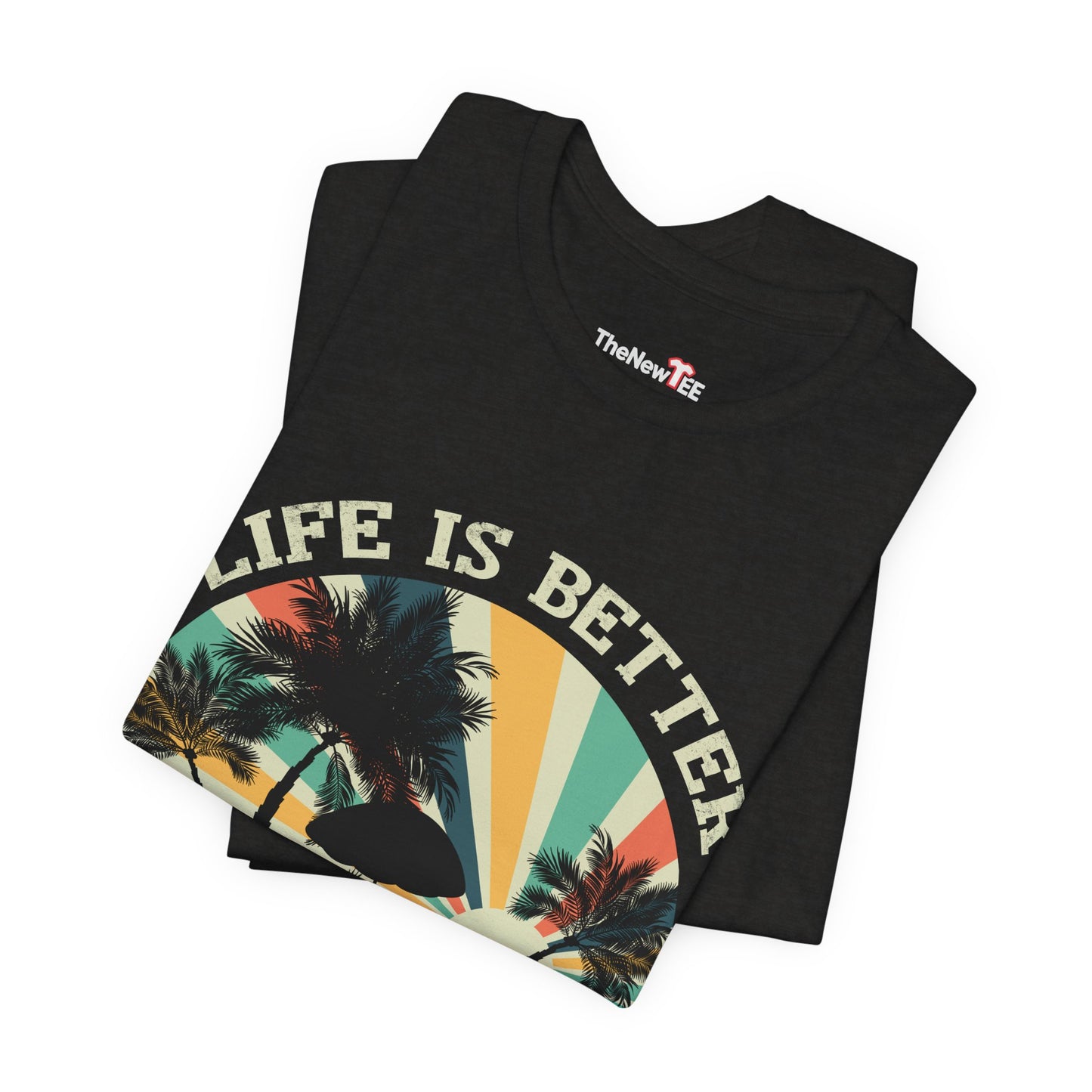 Life Is Better At The Beach Retro Summer T-shirt
