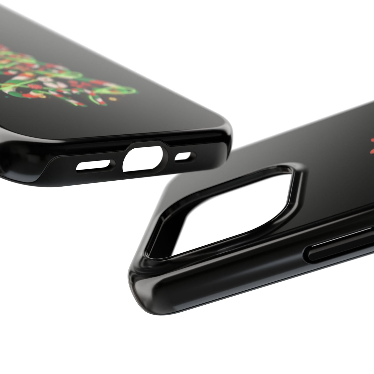 Christmas Candy Cane Xmas Tree Light Gifts - Tough Phone Case