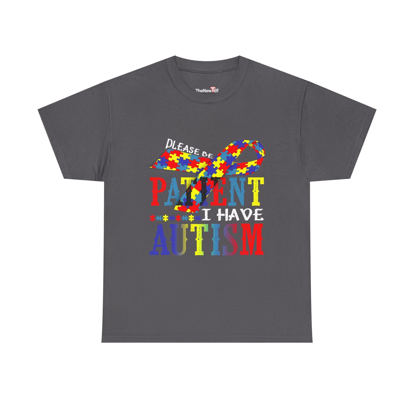 Please Be Patient I Have Autism Puzzle Hand Gift - Unisex T-Shirt
