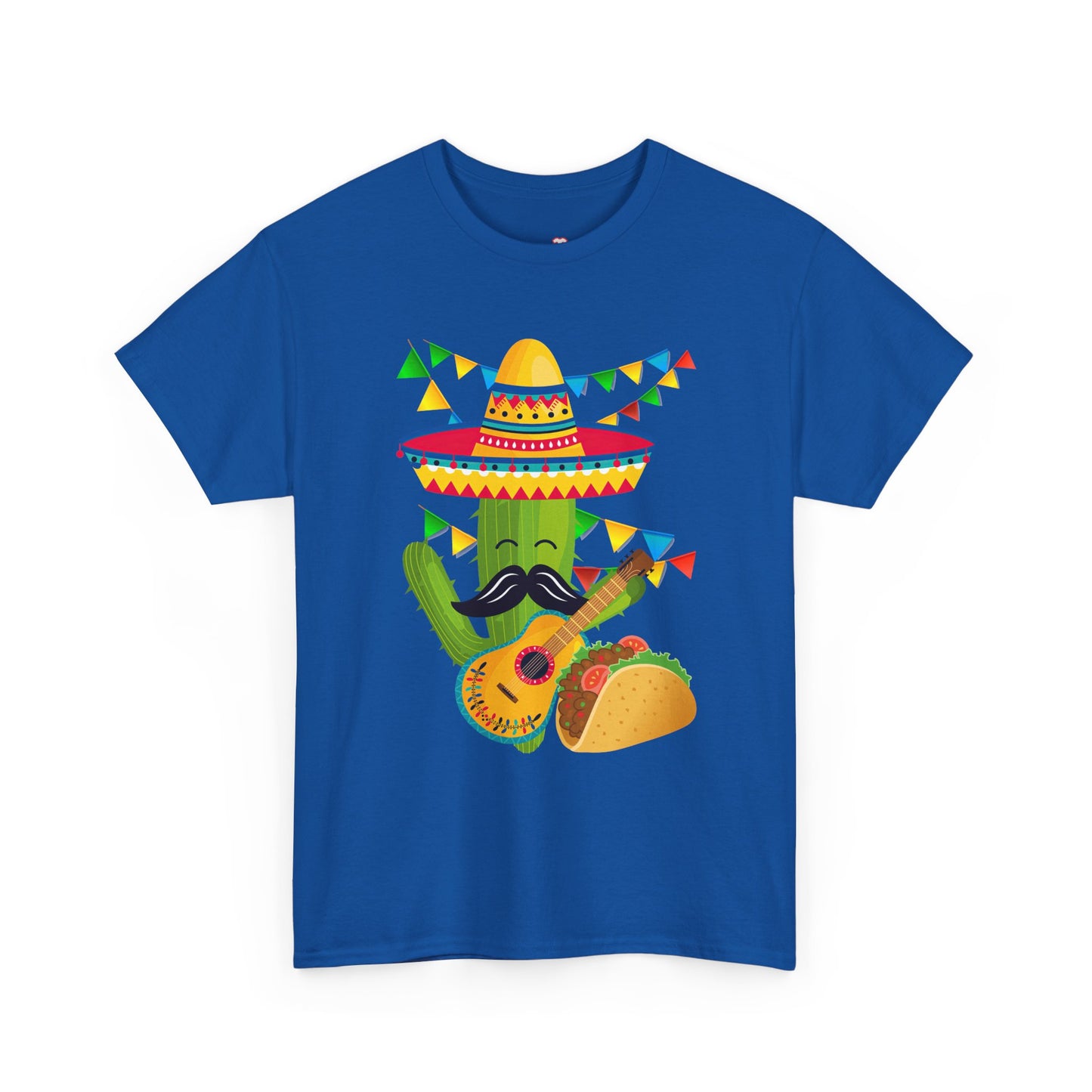 Guitar Mexico Fiesta Cactus Guitarist Sombrero Cinco De Mayo - Unisex T-Shirt