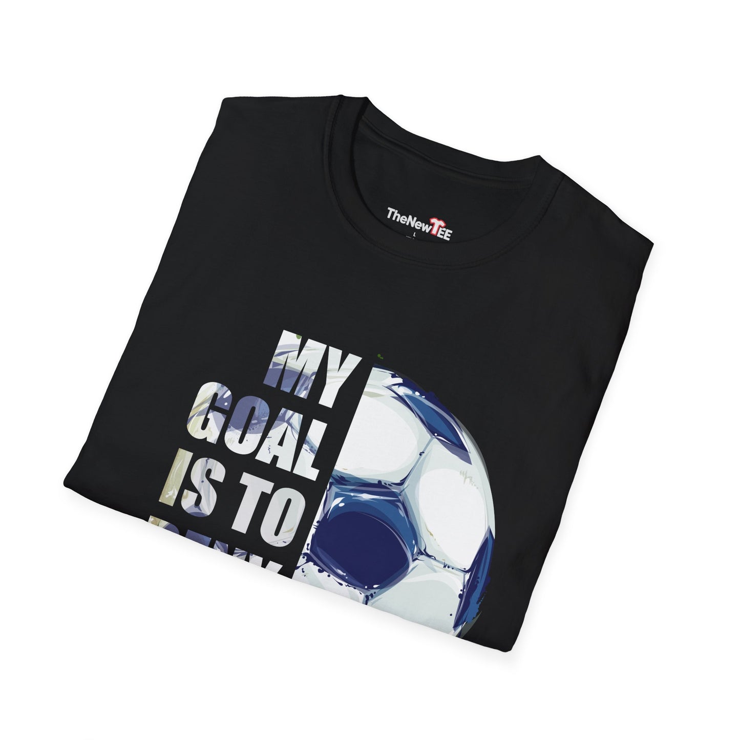 Soccer Goalkeeper T-Shirt – “My Goal Is To Deny Yours” Graphic Tee