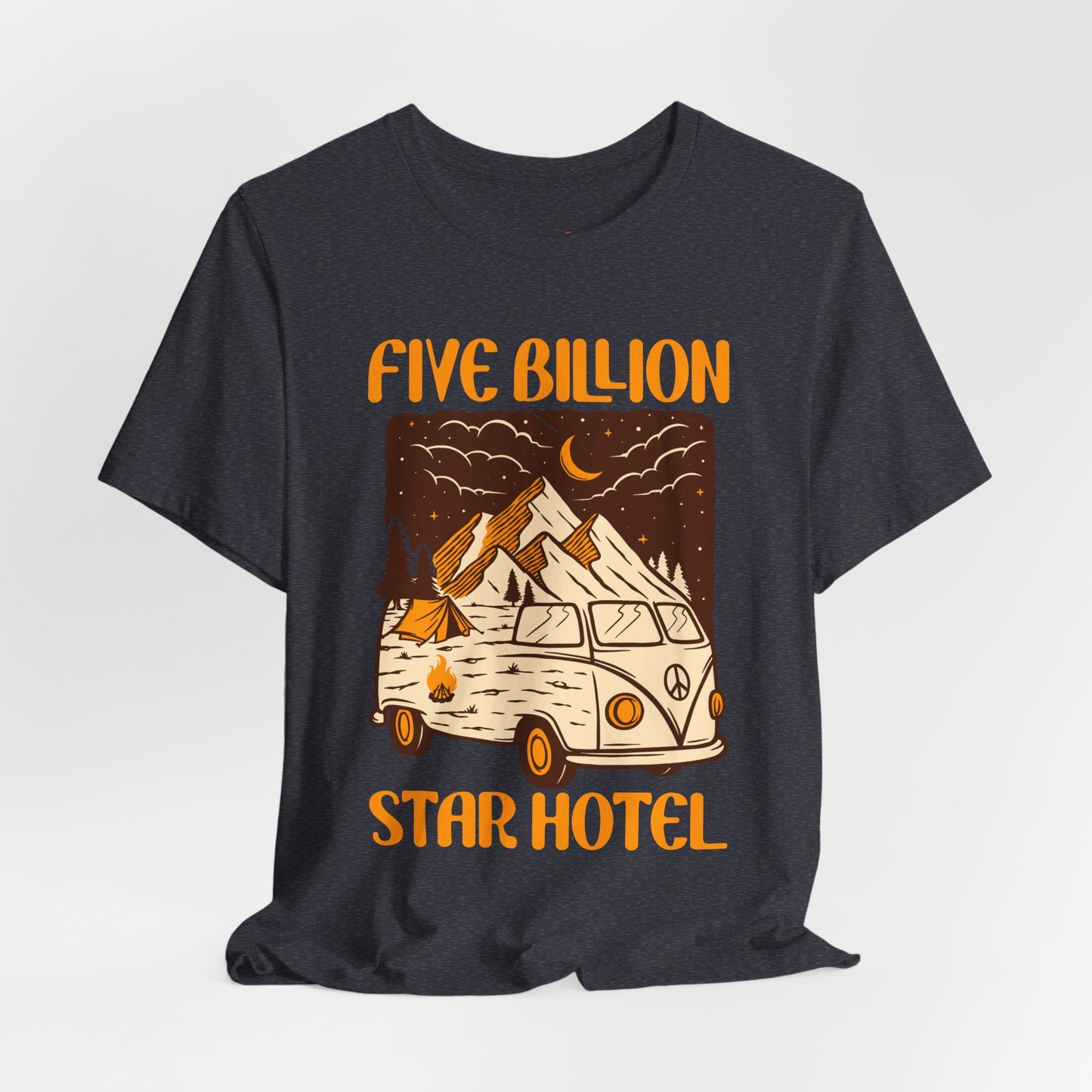 Five Billion Star Hotel Camping T-Shirt