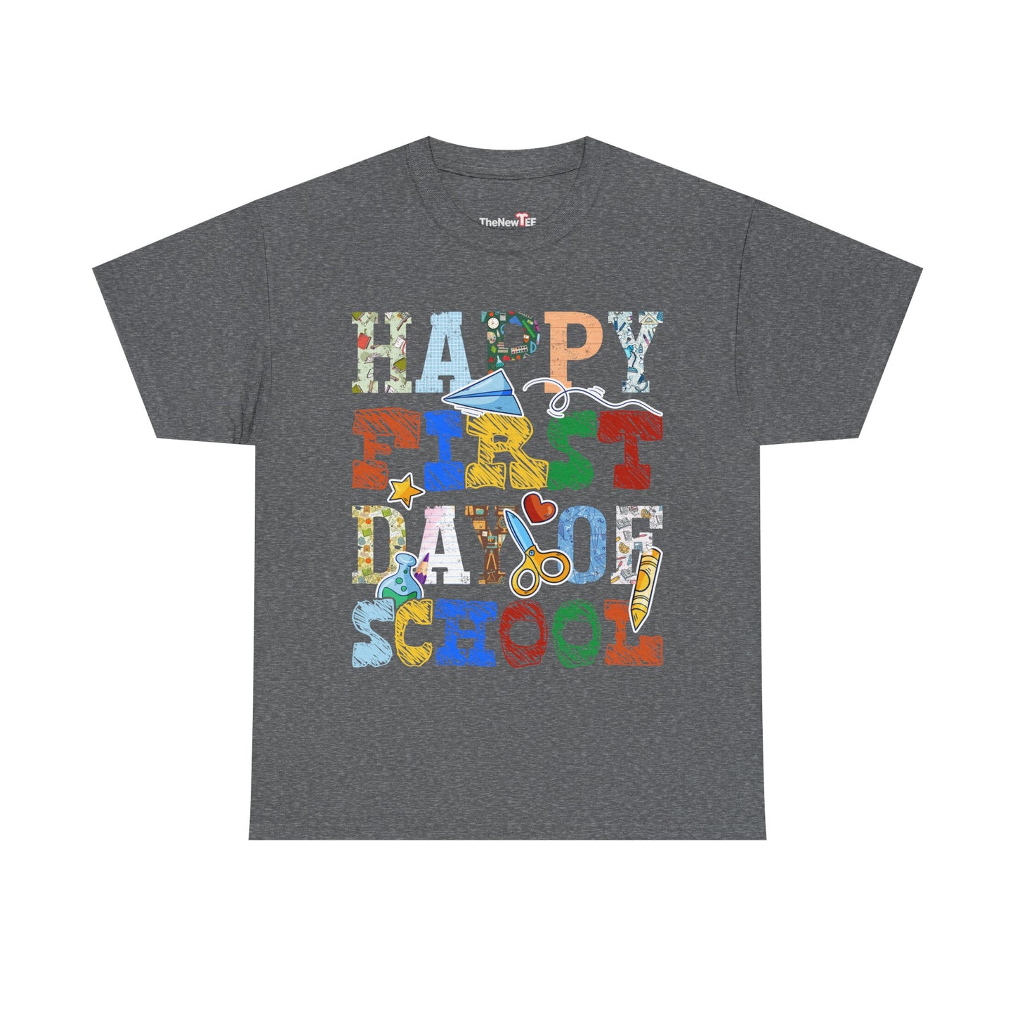 Happy First Day Of School Teacher Back To School Student - Unisex Graphic T-Shirt