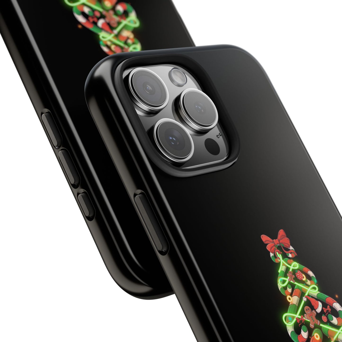 Christmas Candy Cane Xmas Tree Light Gifts - Tough Phone Case