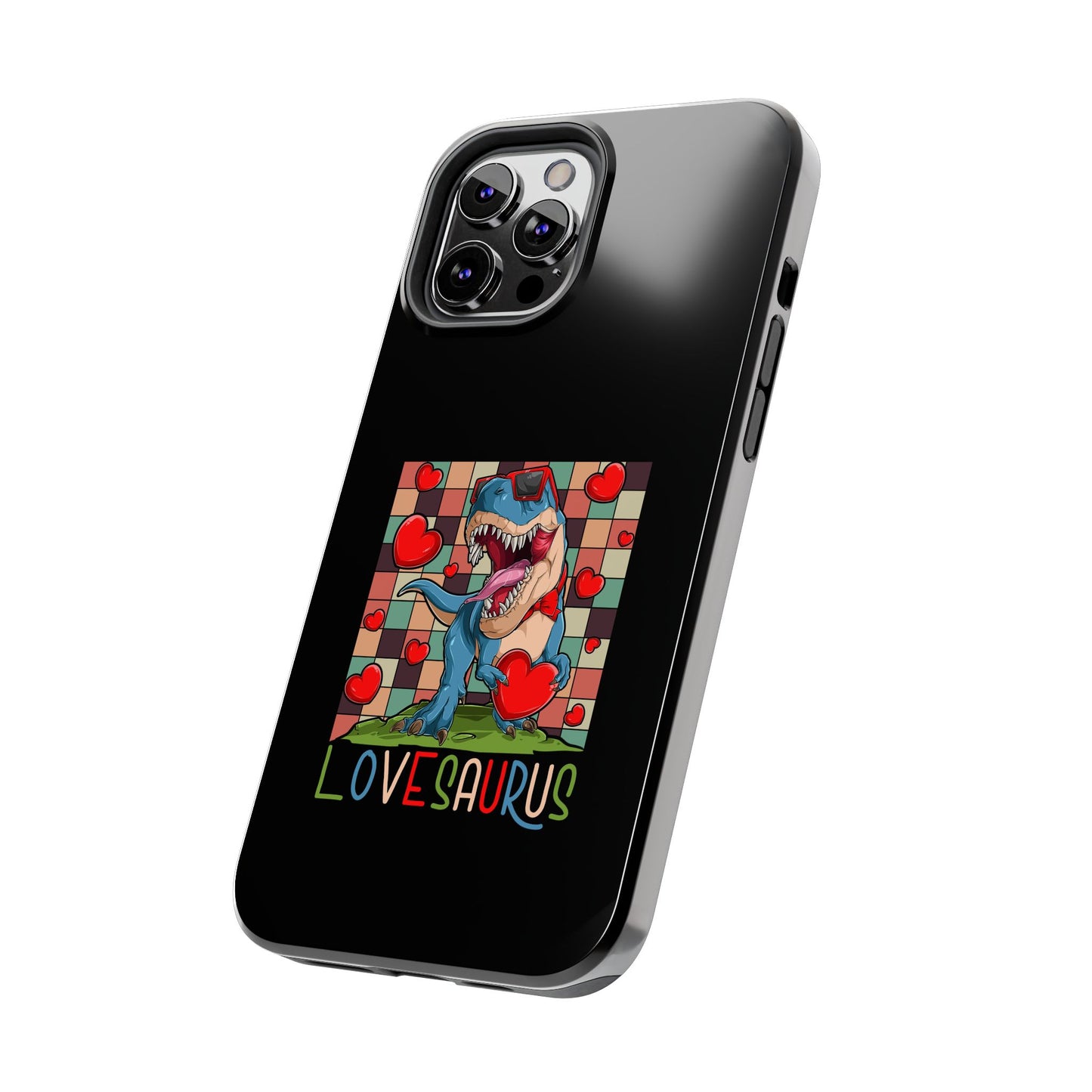 'Lovesaurus' Cute T-Rex Valentine Design - Tough Phone Case