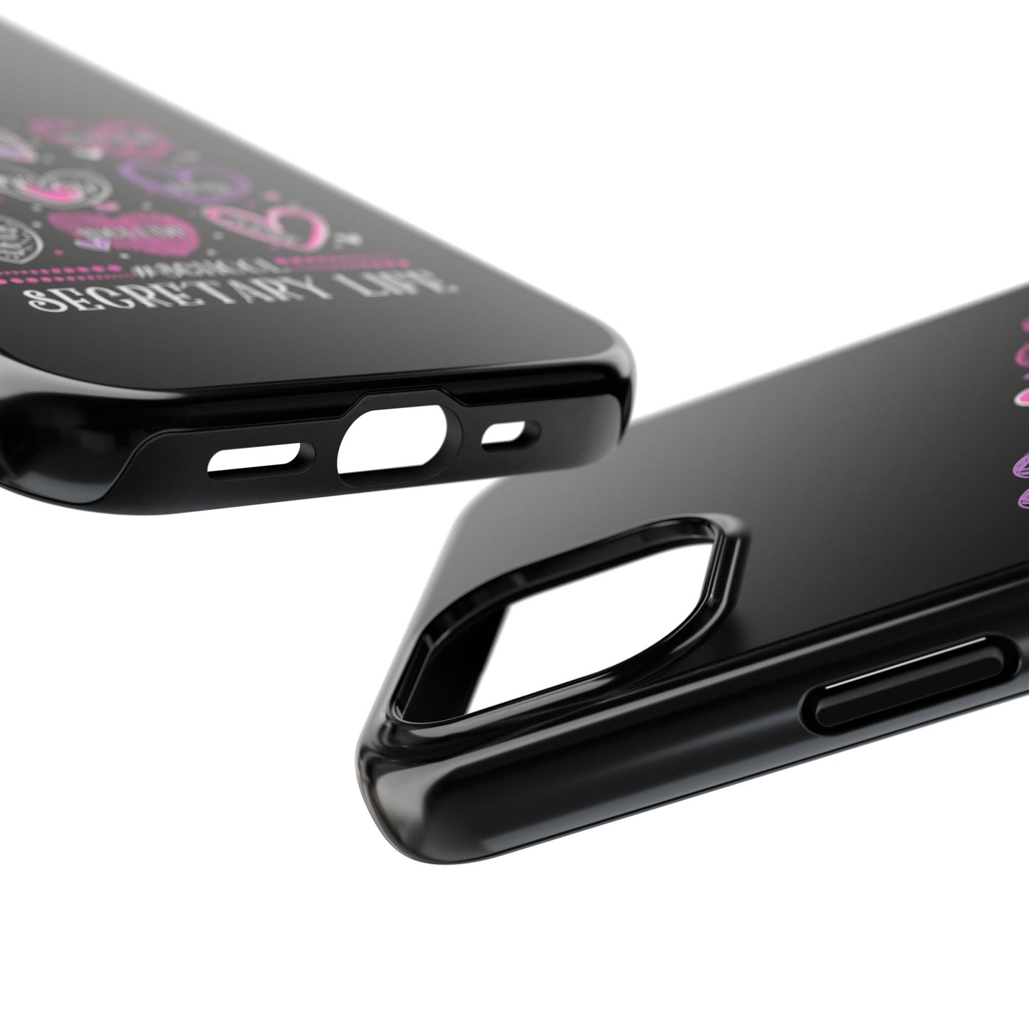 School Secretary Hearts Valentine Valentines Day - Tough Phone Case