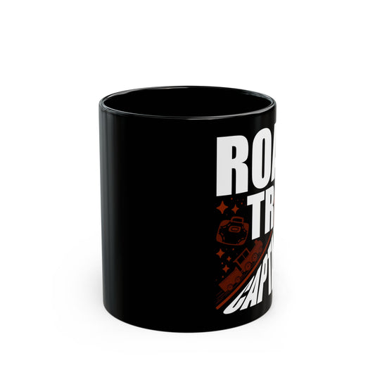 Road Trip Captain Design Outdoor Rv Camping Group Gift - Black Mug