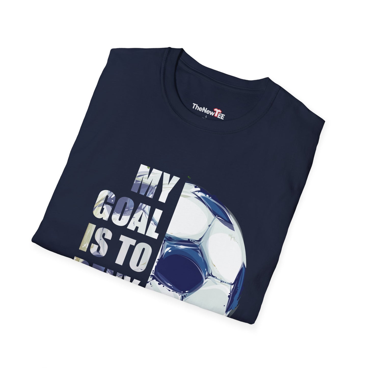 Soccer Goalkeeper T-Shirt – “My Goal Is To Deny Yours” Graphic Tee