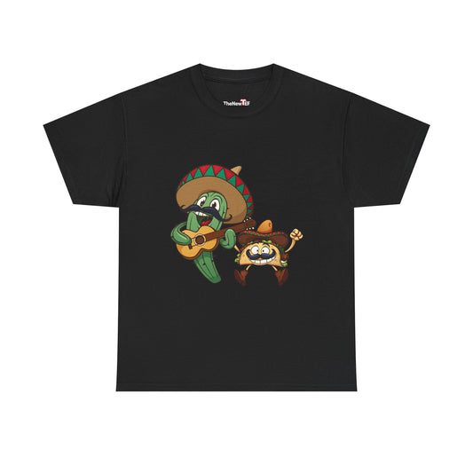 Guitar Mexico Fiesta Cactus Guitarist Sombrero Cinco De Mayo - Unisex T-Shirt
