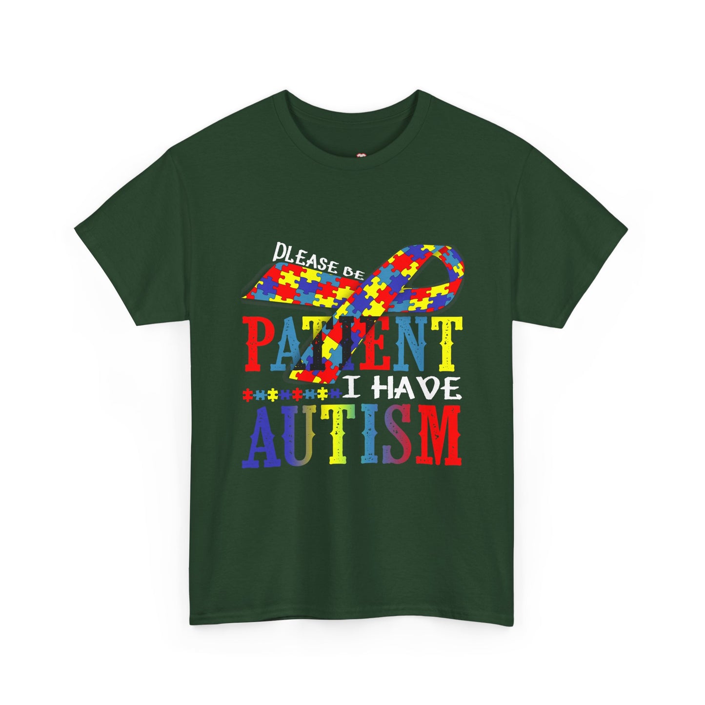 Please Be Patient I Have Autism Puzzle Hand Gift - Unisex T-Shirt
