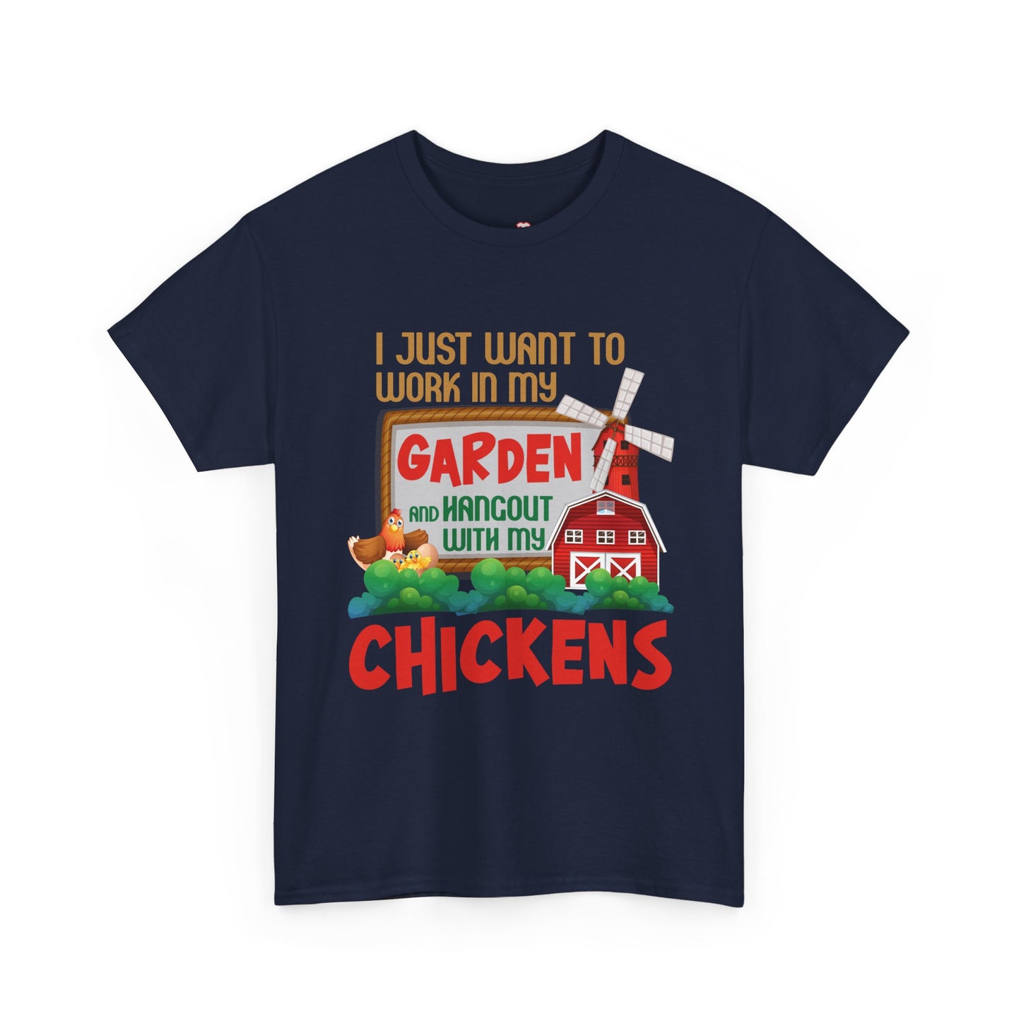 Farm Bird Chicken Funny Gardener Gift Farmer Gardening - Unisex T-Shirt