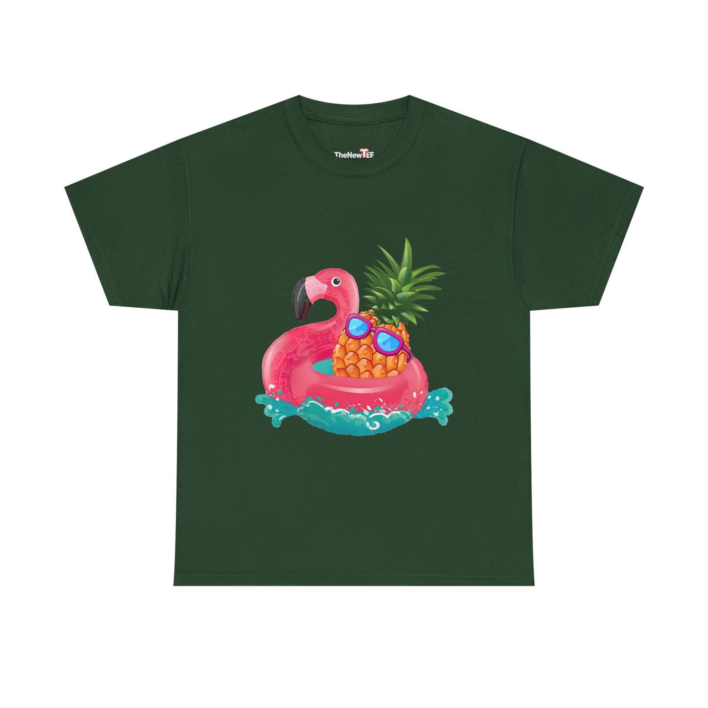 Funny Flamingo Pineapple Pun Lover Gift Pine Mingo - Unisex T-Shirt